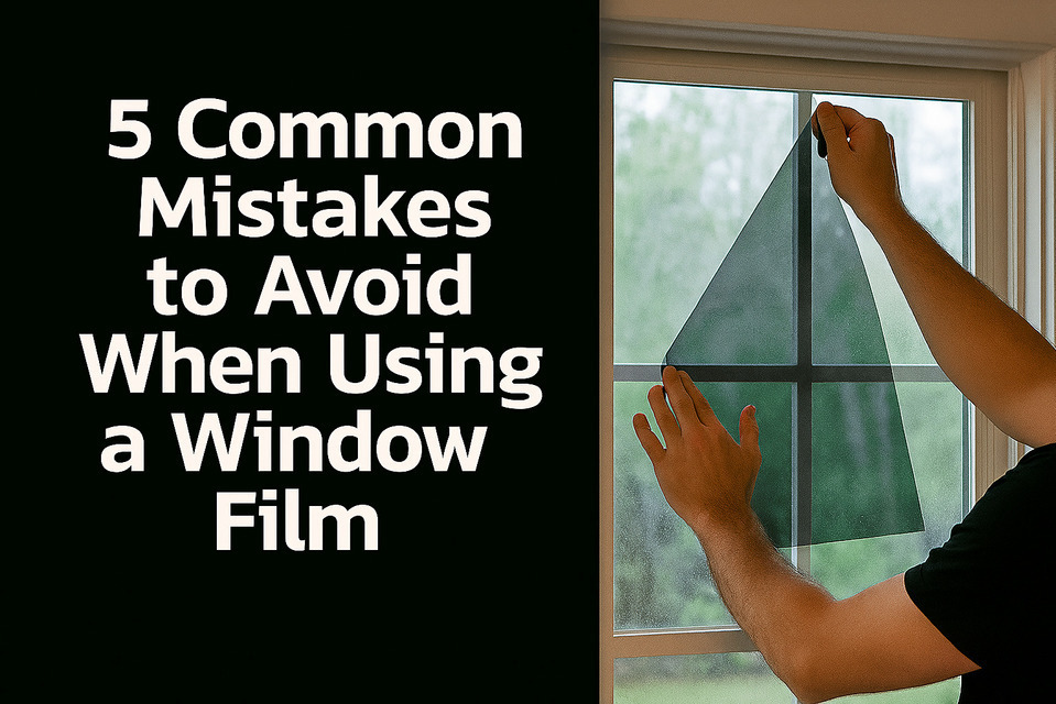 5 Common Mistakes to Avoid When Using a Window Film