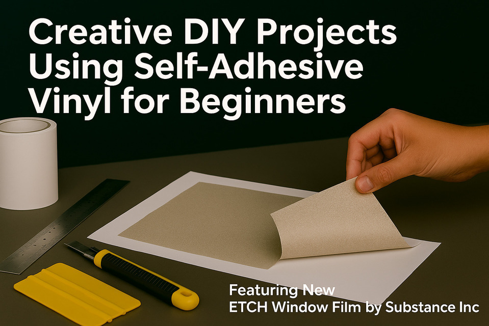 Creative DIY Projects Using Self-Adhesive Vinyl for Beginners