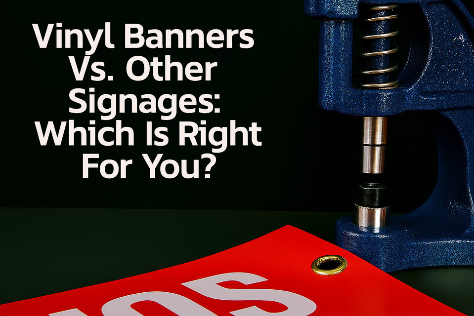 Vinyl Banners Vs. Other Signages: Which Is Right For You?