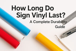 How Long Does Sign Vinyl Last? Durability Guide for Monomeric, Polymeric & Cast Films