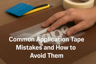 Avoid These Common Application Tape Mistakes for Cleaner Vinyl Transfers